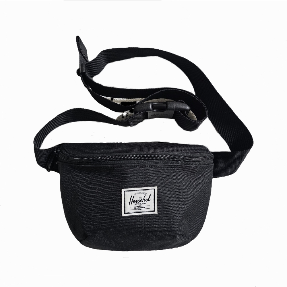 Herschel Supply Company Black Waist Pack with Logo Patch